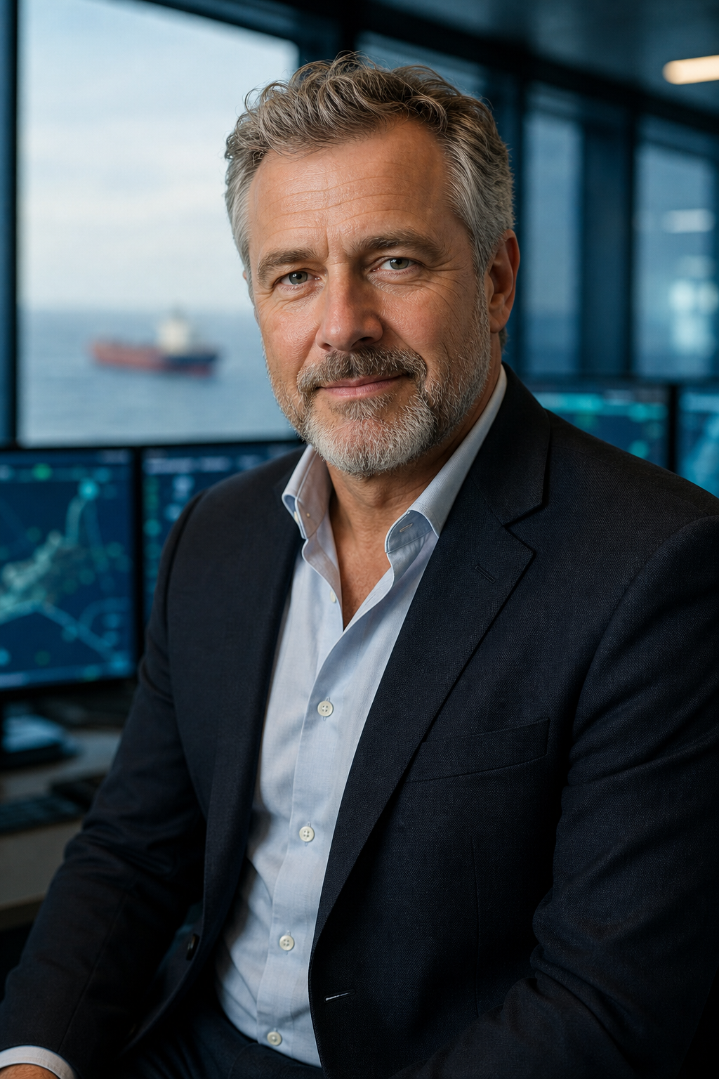 Portrait representing Andrew from Stripes Marine